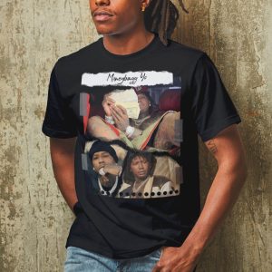 Moneybagg Yo T-Shirt Torn Paper American Rapper Hip Hop