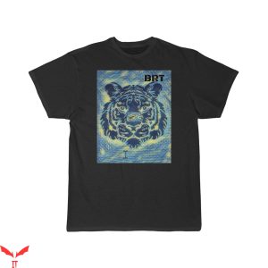 Mustard Tiger T-Shirt Funny Meme Cool Tiger Face Tee