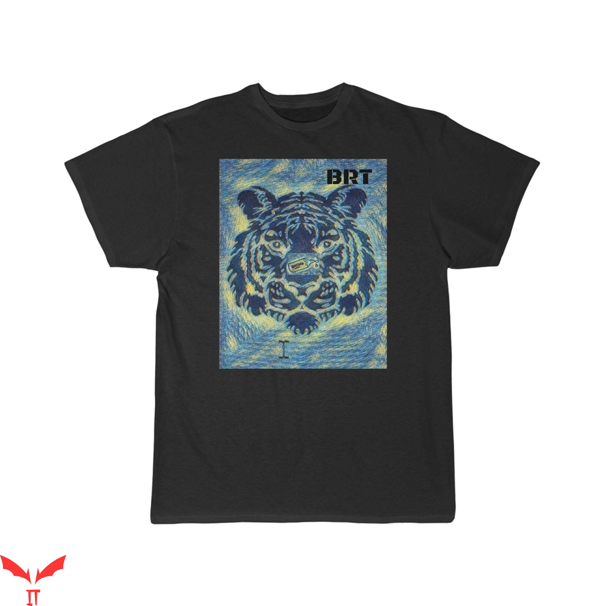 Mustard Tiger T-Shirt Funny Meme Cool Tiger Face Tee Mustard Tiger T-Shirt Funny Meme Cool Tiger Face Tee