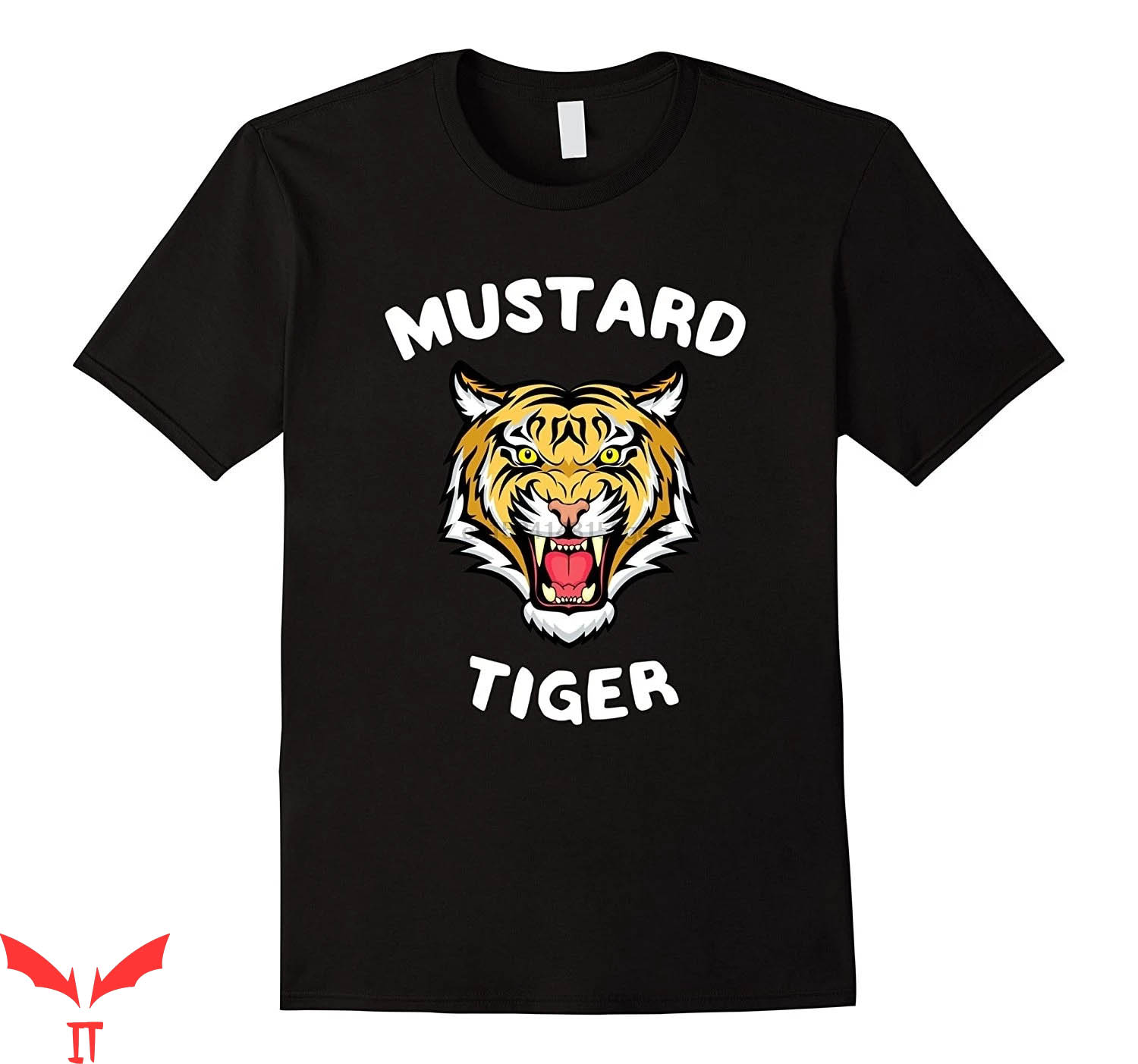 Mustard Tiger T-Shirt Outdoors And Nature Inspired Tee Mustard Tiger T-Shirt Outdoors And Nature Inspired Tee