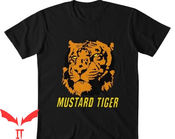 Mustard Tiger T-Shirt Perfect For Wildlife Lovers Outdoors