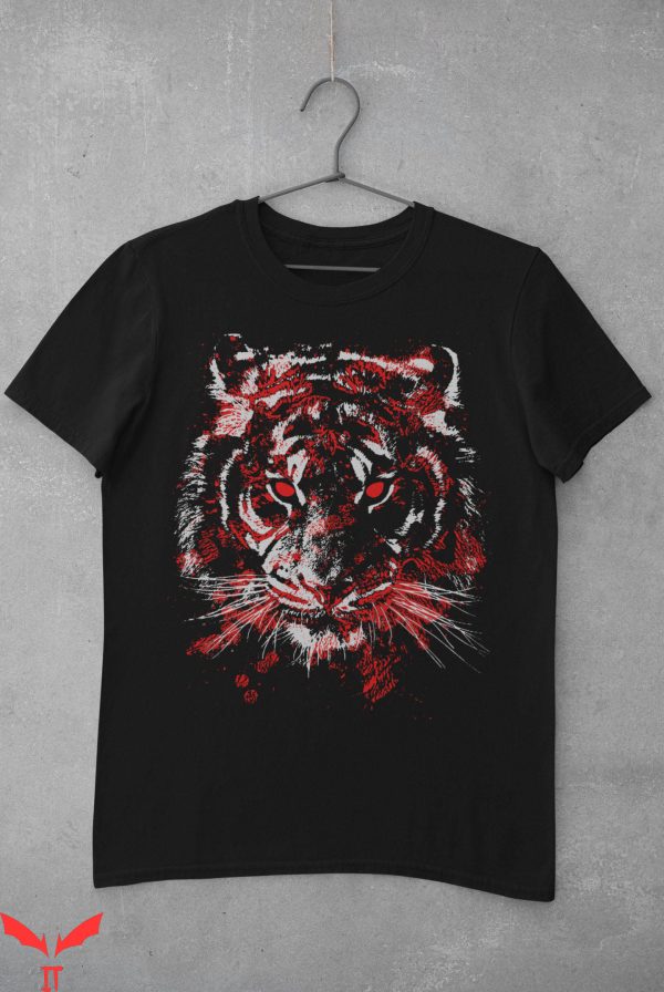 Mustard Tiger T-Shirt Wild Tiger Face Animal Nature Lovers