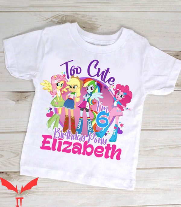My Little Bony Birthday T Shirt Pony Unicorn Party Shirt