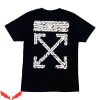 Off White Tape T-Shirt Airport Tape Classic Logo Trendy
