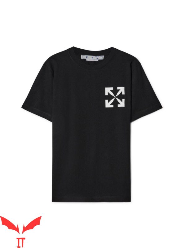 Off White Tape T-Shirt Classic Logo Trendy Cool Tee