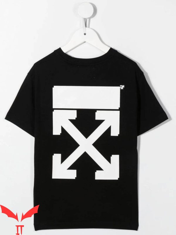 Off White Tape T-Shirt Classic Logo Trendy Cool Tee