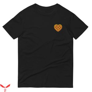 Papa Johns T-Shirt Heart Pizza Piece Restaurant Chain