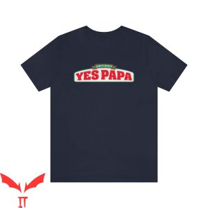 Papa John’s T-Shirt Johny Johny Yes Papa Funny Pizza Logo