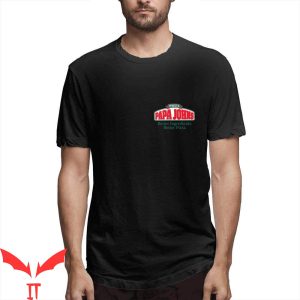 Papa John’s T-Shirt Logo Sport Restaurant Chain Trendy Tee