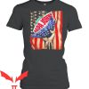 Papa Johns T-Shirt Pizza Chain Logo With American Flag