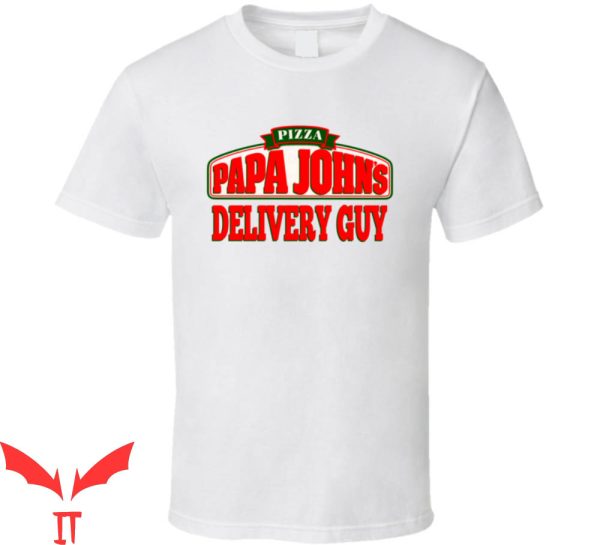 Papa John’s T-Shirt Pizza Delivery Guy Restaurant Chain Tee