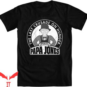 Papa John's T-Shirt Pizza Restaurant Chain Funny Eating Tee