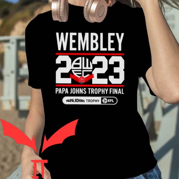Papa Johns T-Shirt Wembley 2023 Trophy Final EFL Tee