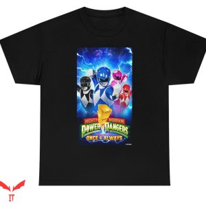 Power Rangers Birthday T Shirt Mighty Morphin Once Always