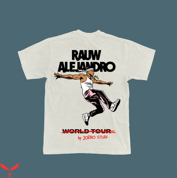 Rauw Alejandro T-Shirt Flying Rauw Off-White T-Shirt