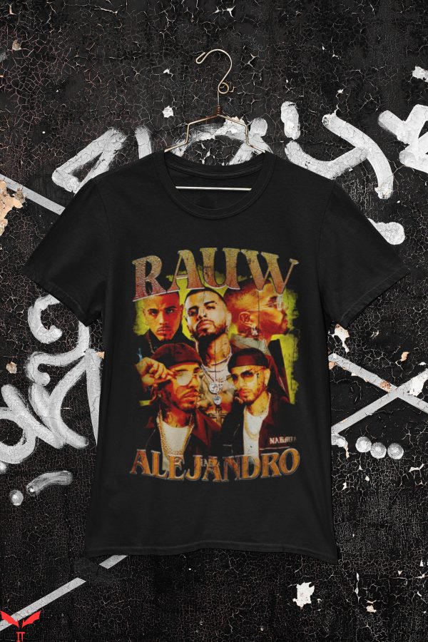 Rauw Alejandro T-Shirt Rauw Vintage 90s Style T-Shirt