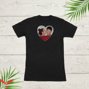 Reversible T-Shirt Heart Flip Sequin Love Anniversary Tee