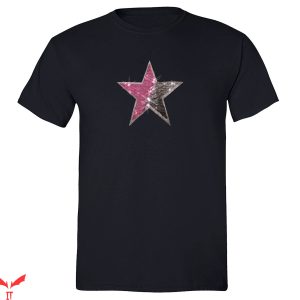 Reversible T-Shirt Silver Pink Star Reversible Flip Bling
