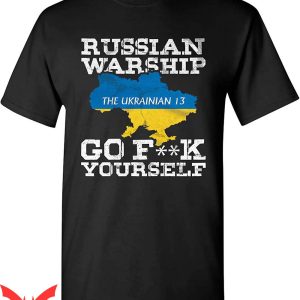 Russian Warship Go F Yourself T-shirt Beach Open Ukraine 13