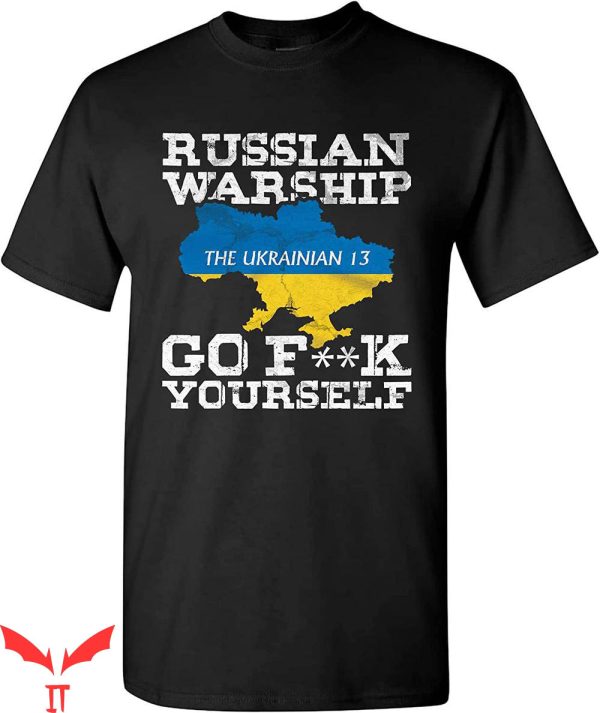 Russian Warship Go F Yourself T-shirt Beach Open Ukraine 13