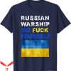 Russian Warship Go F Yourself T-shirt Peace For Ukraine Flag