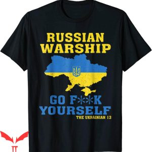 Russian Warship Go F Yourself T-shirt Support For Ukraine 13