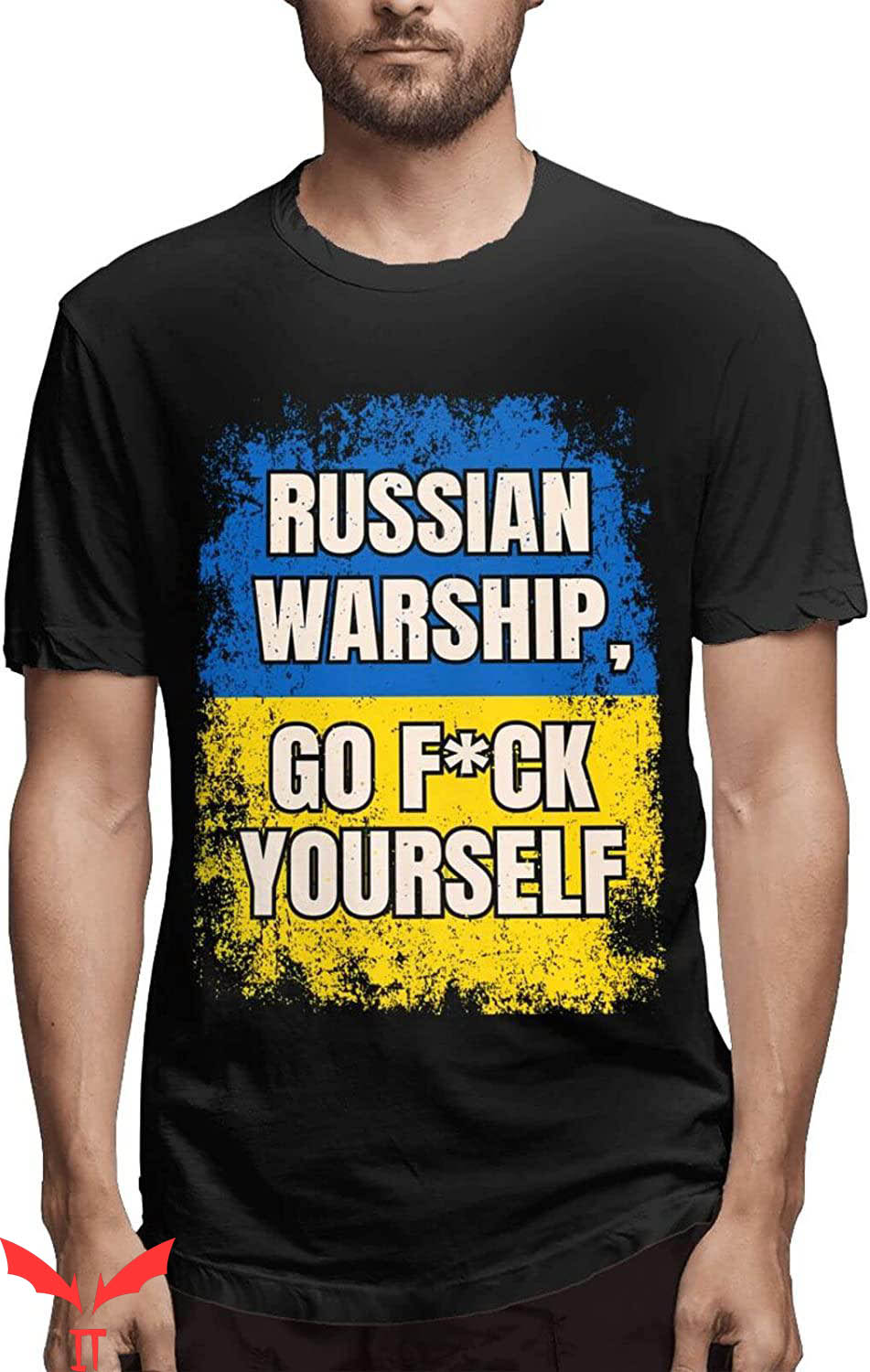 Russian Warship Go F Yourself T-shirt Typography Ukraine Flag Russian Warship Go F Yourself T-shirt Typography Ukraine Flag