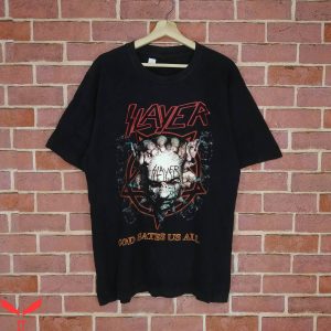 Slayer Vintage T-Shirt American Thrash Metal Band Concert