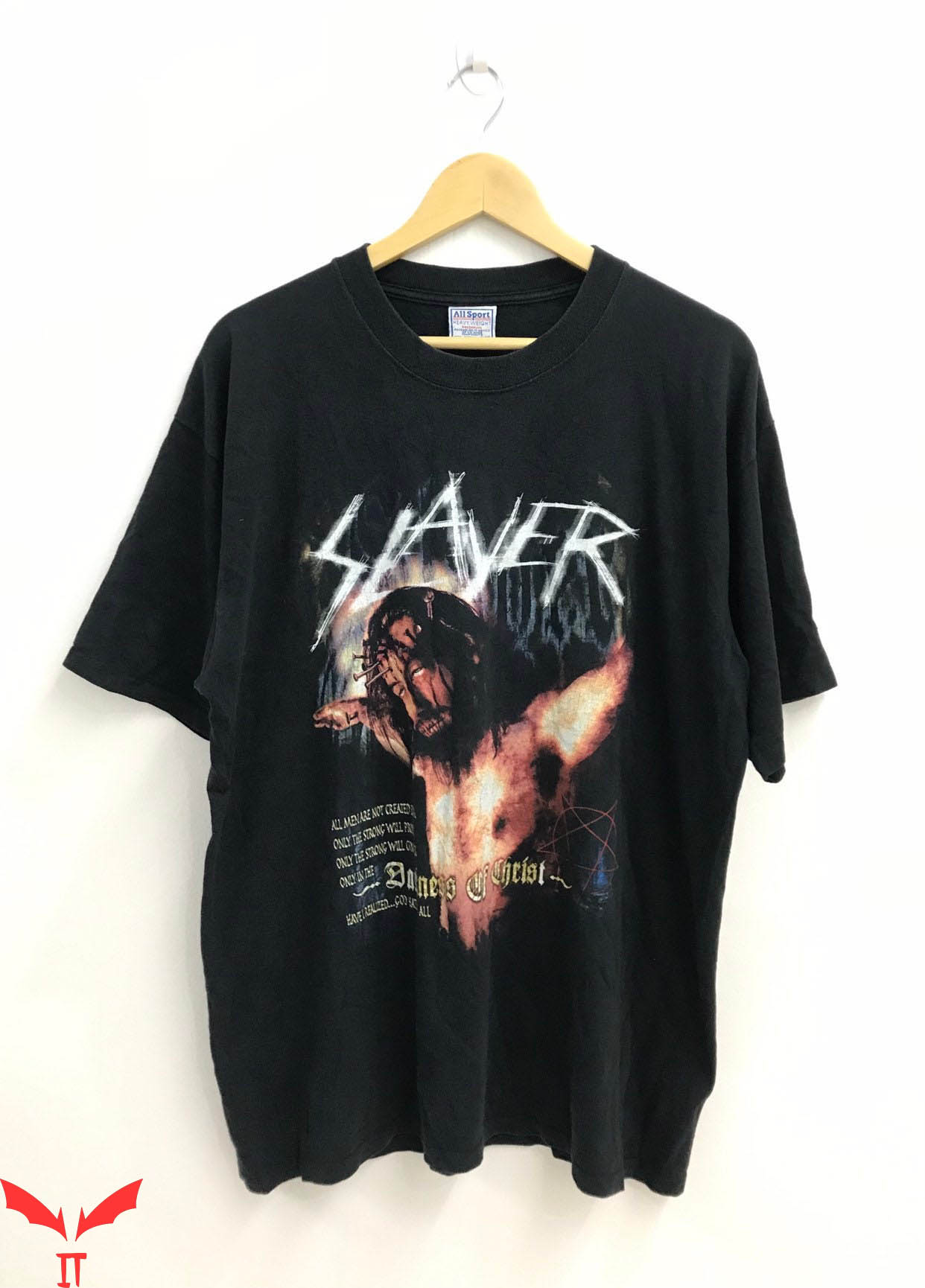 Slayer Vintage T-Shirt Darkness Of Christ God Hates Us