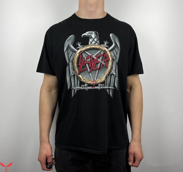 Slayer Vintage T-Shirt Slayer Art Symbol T-Shirt