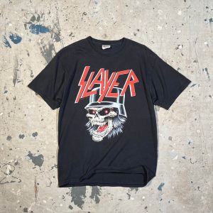 Slayer Vintage T-Shirt Slayer Hanes Heavy Weight T-Shirt