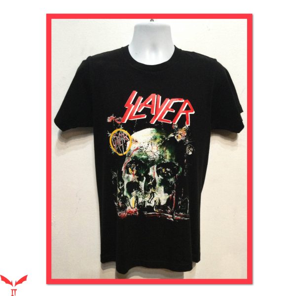 Slayer Vintage T-Shirt Slayer Skull Rock T-shirt