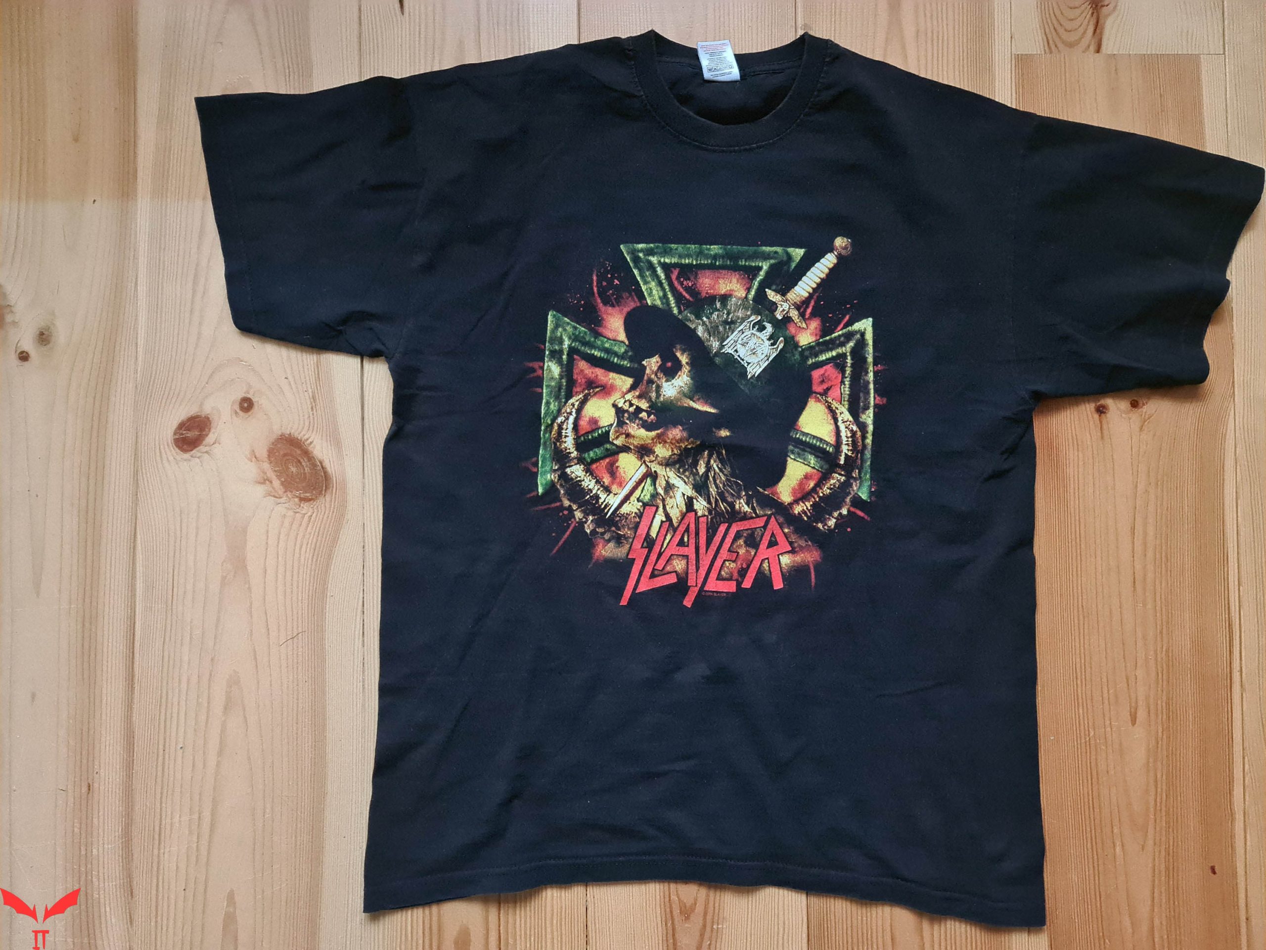 Slayer Vintage T-Shirt Slayer Vintage Europ Tour T-shirt