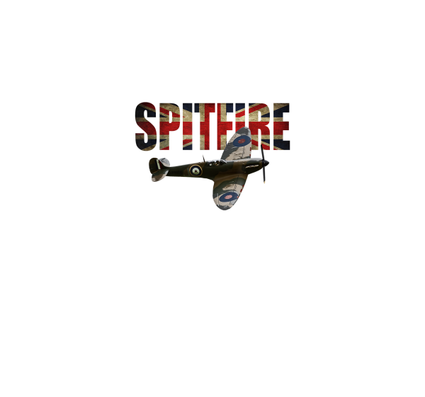 Spitfire T Shirt Supermarine WW2 Fighter Plane Shirt