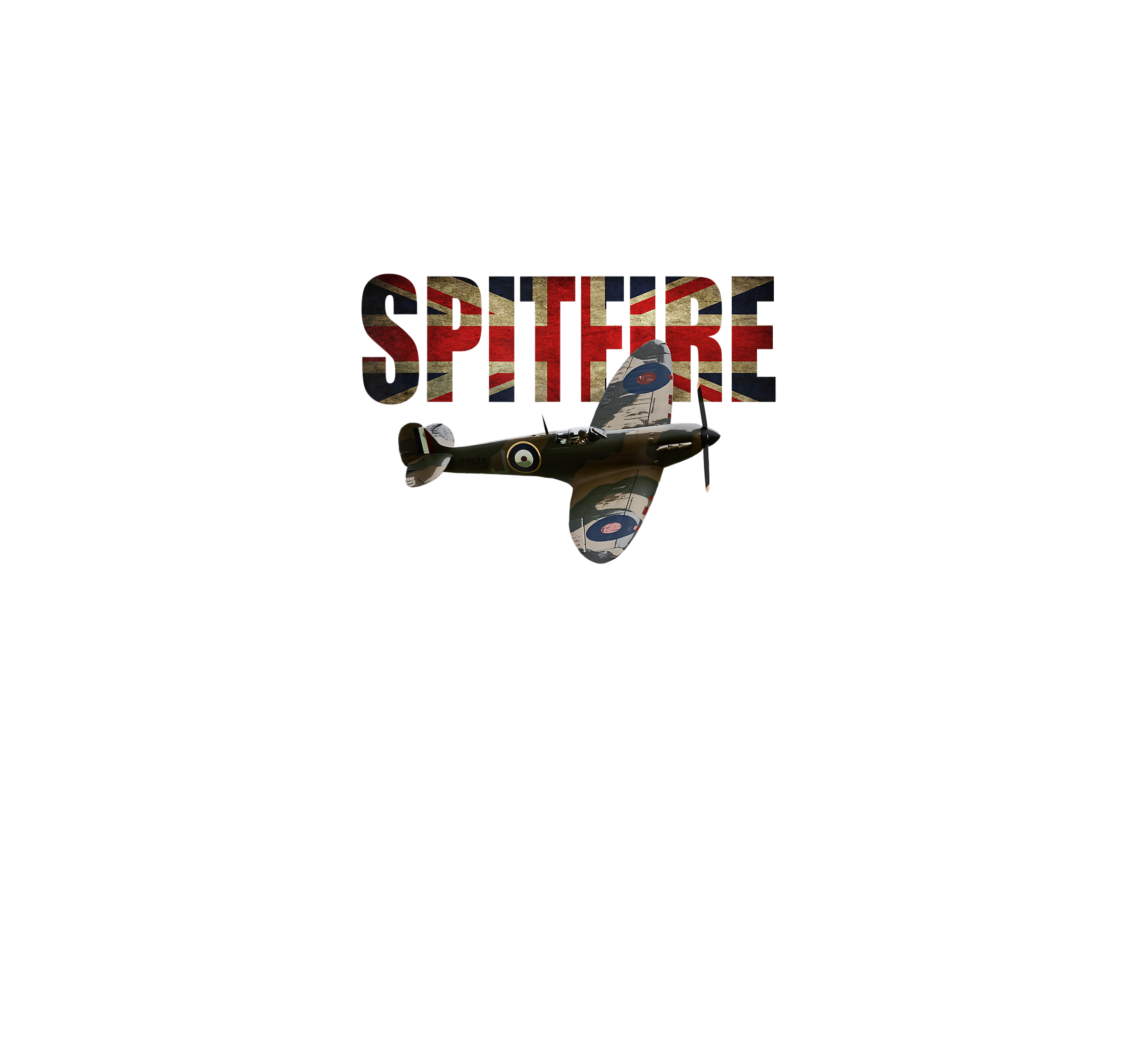 Spitfire T Shirt Supermarine WW2 Fighter Plane Shirt Spitfire T Shirt Supermarine WW2 Fighter Plane Shirt