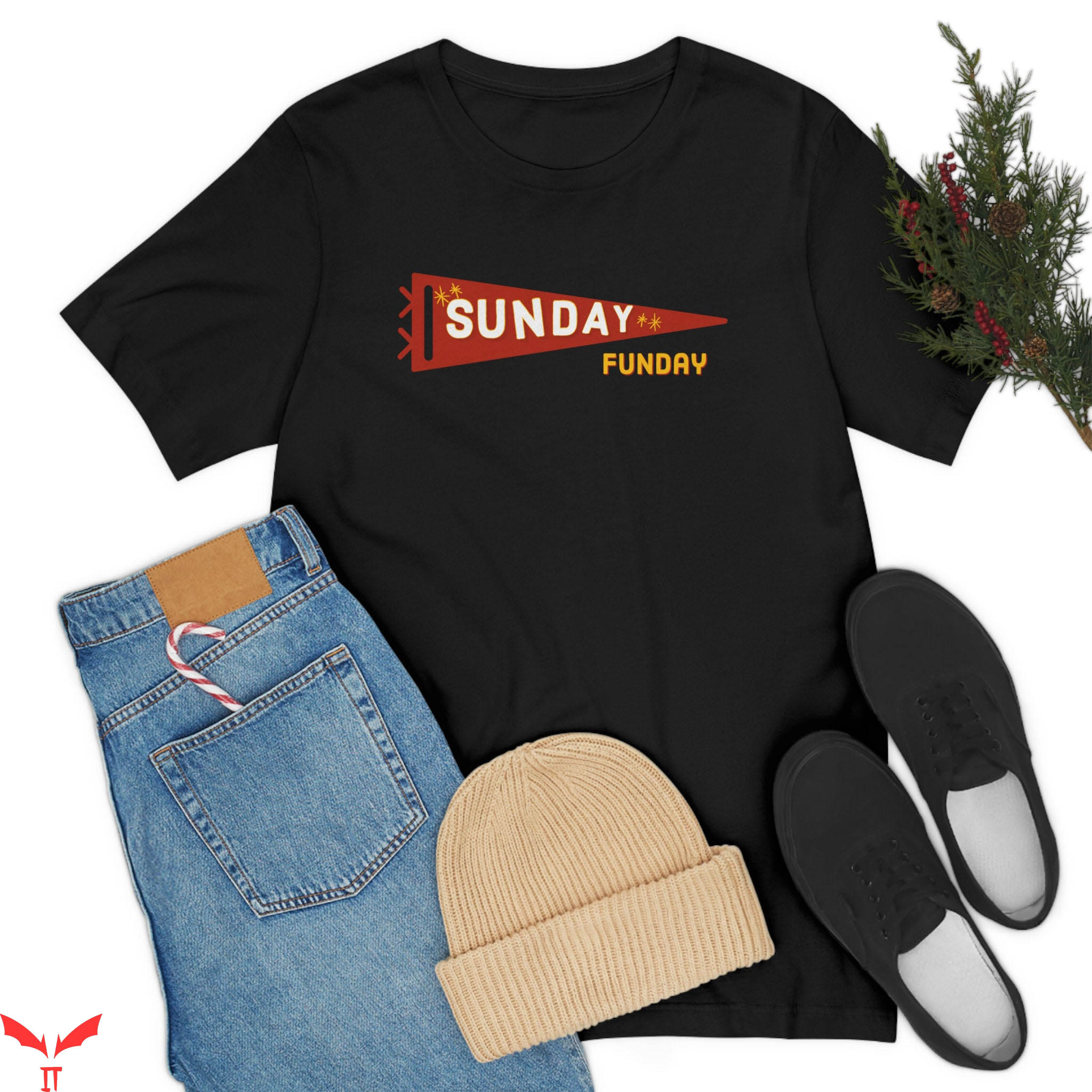 Sunday Funday T-Shirt Sundat Funday Art T-Shirt
