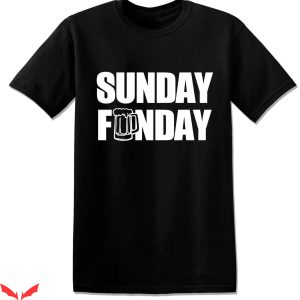 Sunday Funday T-Shirt Sunday Funday Sports Beer T-Shirt