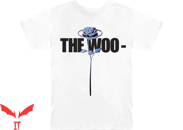 The Woo Vlone T-Shirt Big V Letter Hip Hop Rap Cool Tee