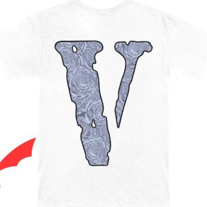 The Woo Vlone T-Shirt Big V Letter Hip Hop Rap Cool Tee