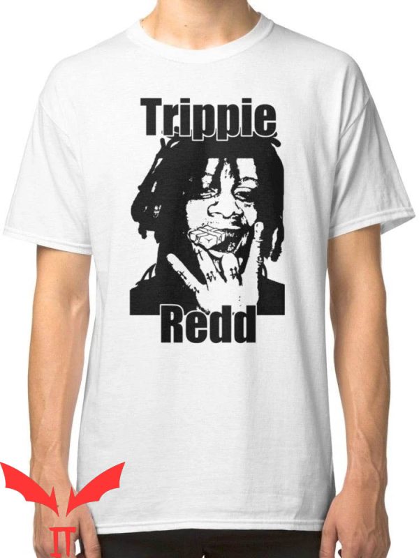 Trippie Redd T-Shirt 14 Weird Rapper Face Vintage Hip Hop