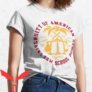 University Of American Samoa T-shirt Yellow Logo Law School