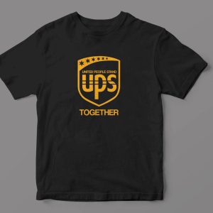 Ups T-Shirt United People Stand Ups Together Funny Logo