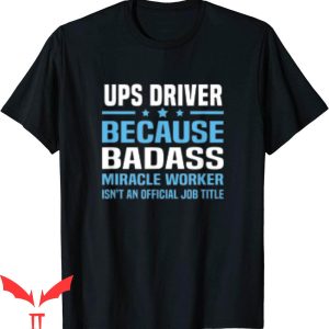 Ups T-Shirt Ups Driver Trendy Delivery Service Logo Tee
