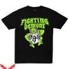 Vlone Green T-Shirt Fighting Demons 999 Hip Hop V Letter