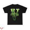 Vlone Green T-Shirt Never Broke Again Big V Trendy Hip Hop