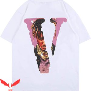Vlone Juice Wrld T-Shirt V Letter Hip Hop Album Merch Tee