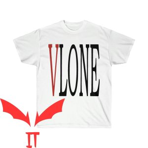 Vlone Red And Black T-Shirt