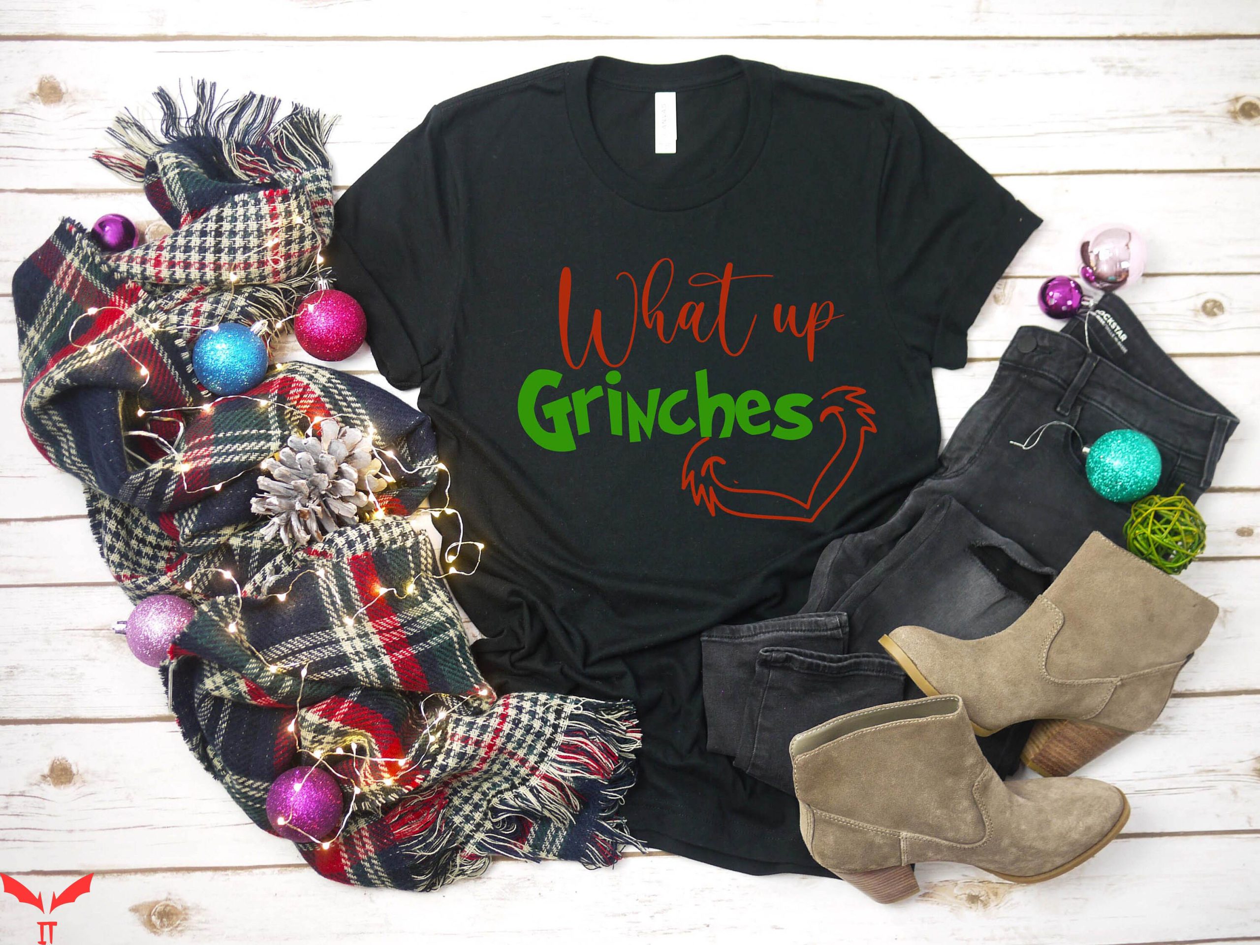 Whats Up Grinches T-Shirt Christmas Funny Trendy Meme Tee Whats Up Grinches T-Shirt Christmas Funny Trendy Meme Tee