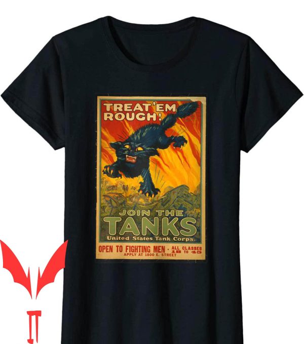 World War Lean T-Shirt Vintage WW1 USA Military Retro Poster