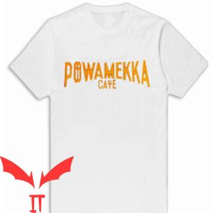 Yellow Vlone T Shirt Powamekka Cafe Fire Hip Hop V Letter 2